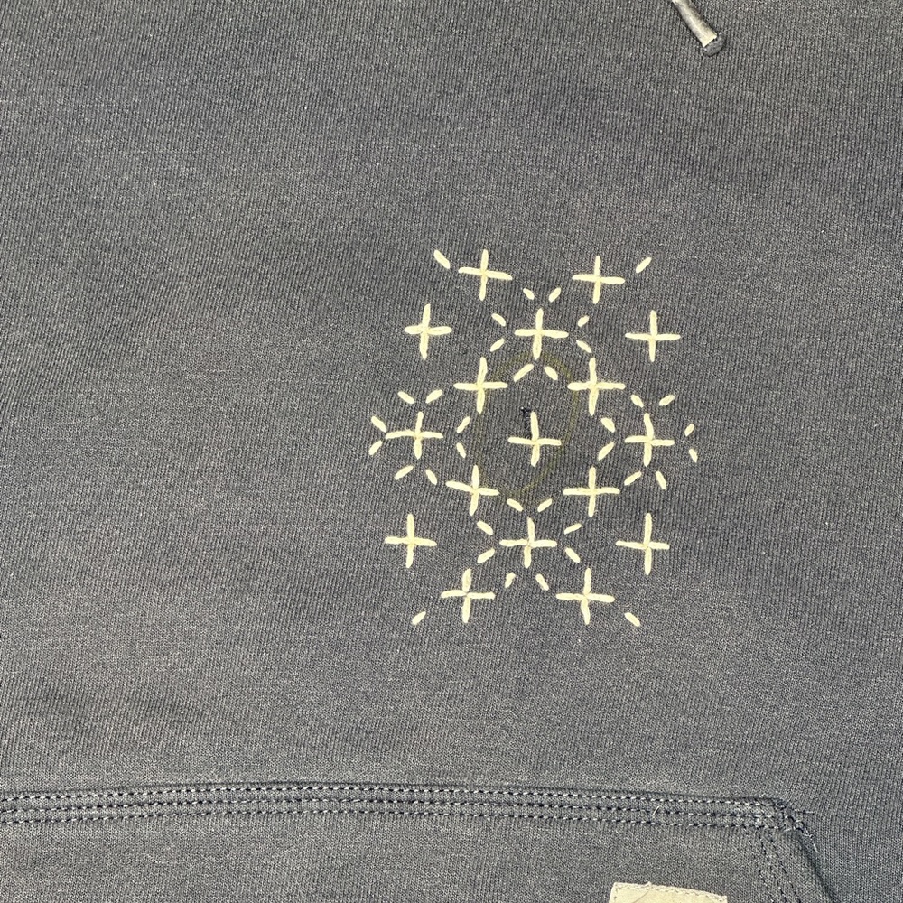 Carhartt Hoodie - Sashiko Mended - Original Fit Workwear - Large - GUC - Picture 5 of 8